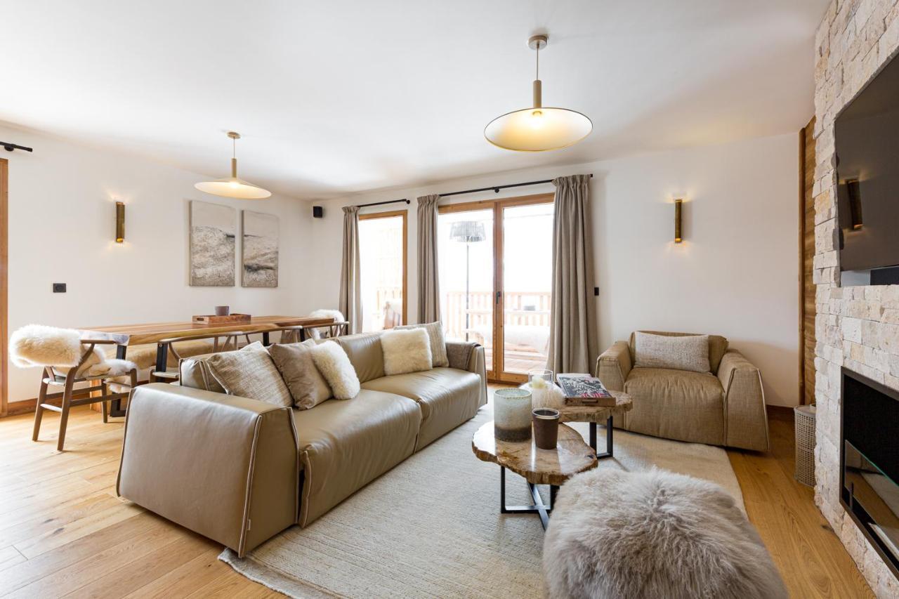 Le Refuge Des Anges Apartment Megeve Bagian luar foto